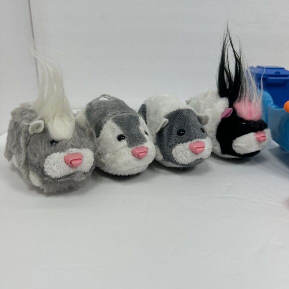 Zhu Zhu Pets Hamsters Animated Animals Rocco Jinx Yo-Yo Roxie Kingston Mod Tex - Picture 2 of 16